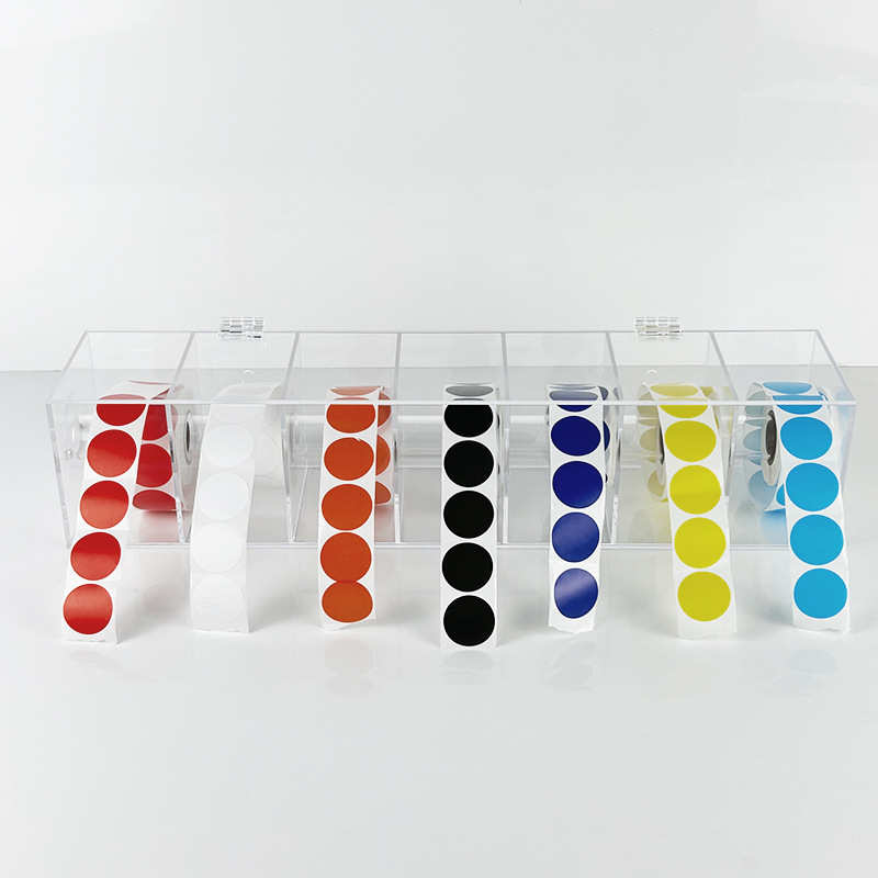 星期标签分配盒时间条标签分配器标签分类盒食品贴纸架亚克力