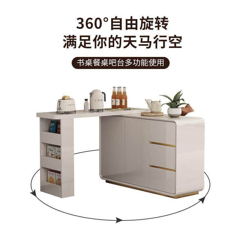 新款简约吧台柜多功能收纳储物柜办公电脑桌化妆桌台小户型餐边柜