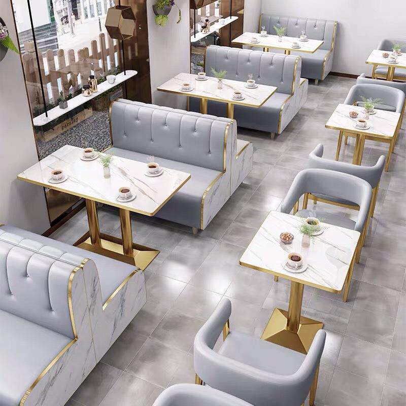 火锅餐饮汉堡用餐沙发网卡座茶店红桌椅商用甜品火锅店小吃家具餐