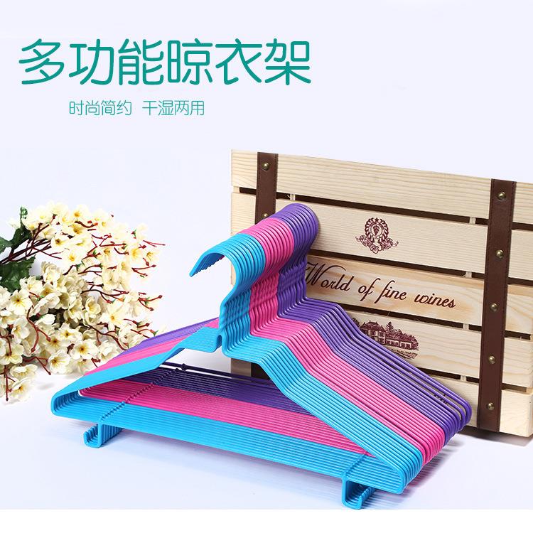 20个衣架家用成人晾衣服架防滑衣挂儿童衣撑晒挂衣架子宿舍用学生