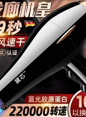 家用吹风机负离子发廊风力蓝光护发专用理髲店吹风机冷热大功率