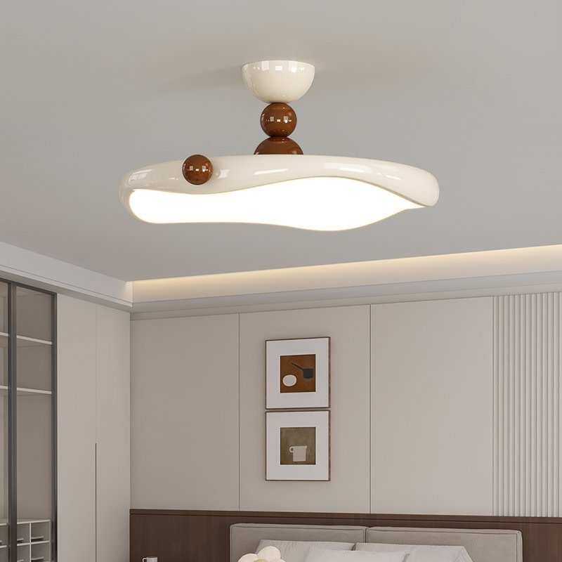 奶油风新款奶豆温馨浪漫房间灯护眼新款高级感卧房灯具卧室吸顶灯,家装灯饰光源,智能吸顶灯,淘宝优惠券,粉丝福利购,淘宝优惠卷