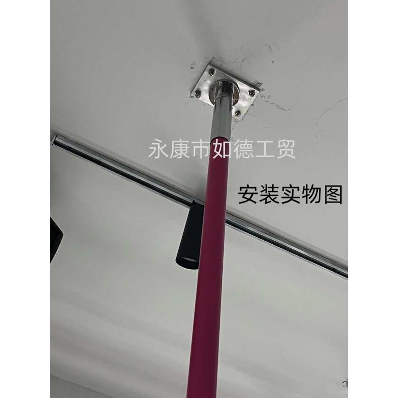 钢管舞钢管打孔顶盘旋转固定家用便携式跳舞杆屋顶打螺丝固定方盘
