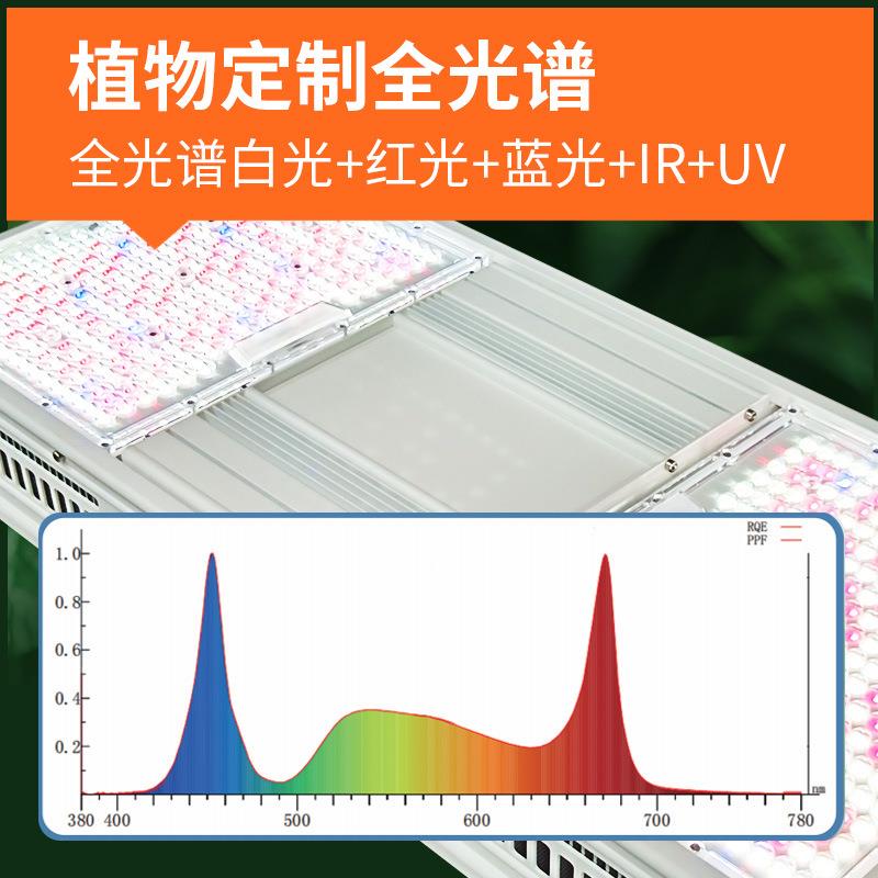 LED植物花生长80W果蔬全光谱大棚卉补STD-800W灯光灯0温室植物照
