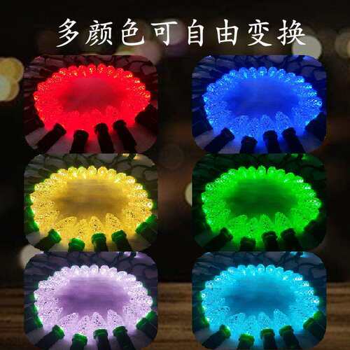 led灯珠圣诞节日彩灯带低压24V幻彩智能跑马控制app控制户外防水