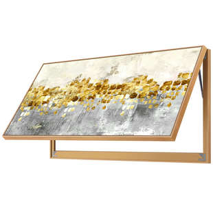 轻奢抽象大尺寸电表箱装饰画超长横版客厅电闸盒多媒体箱遮挡挂画