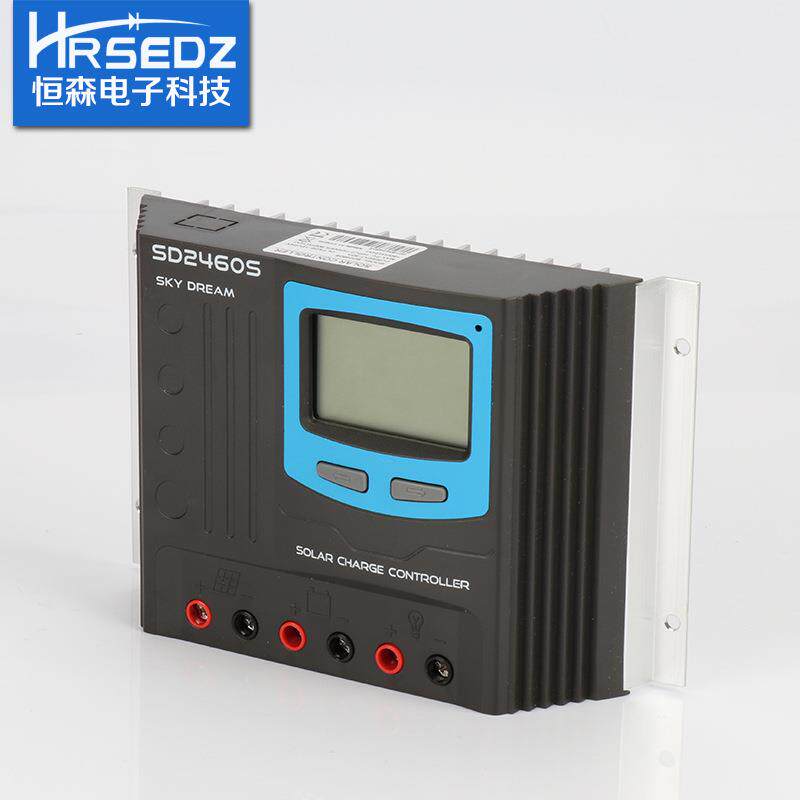 太阳能充放电控制器SD2460S-50A 光伏控制器12V 24V自适应