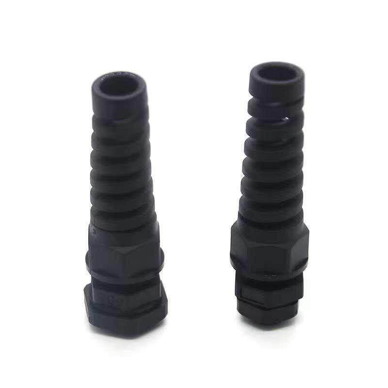 尼龙电缆防折弯防水接头耐扭式保护M12/M14/M16/M18/M20×15包邮