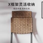 户外折防叠椅藤编三计件套室外休别墅125庭院阳台设师水防晒闲组