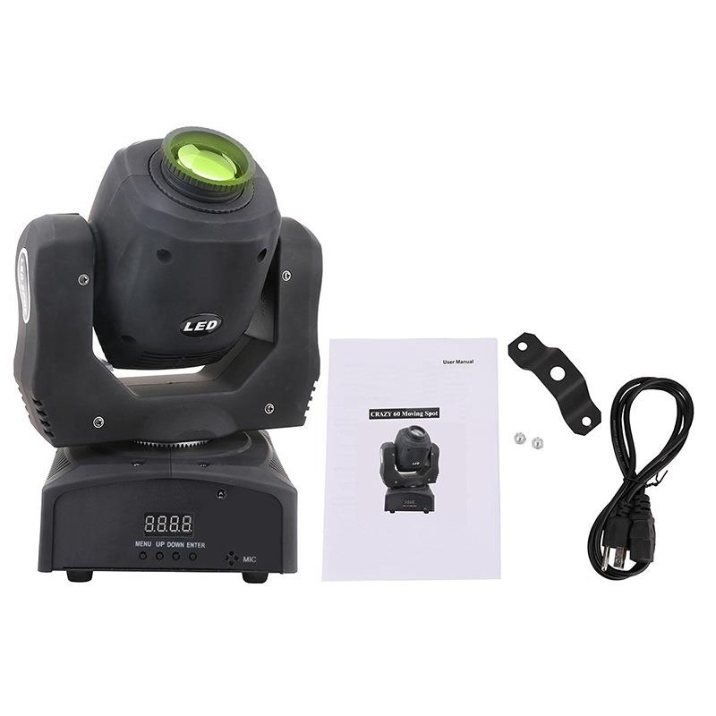 迷你款3L0束W 60W ED摇图案头灯自走光效果声控舞台灯光设备8888