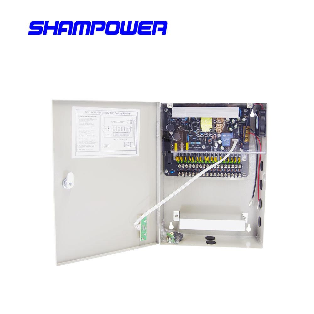 上普明硕12V30A18CH开关电源箱UPS后备电源30A18CH不间断电源箱