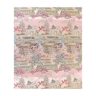 150cm新款日式和风织锦缎云锦织锦缎布料diy宝塔花中国风面料提花