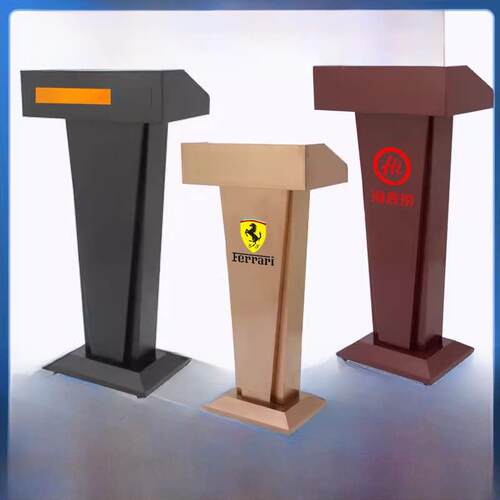 包邮迎宾台前台登记接待台导购台主持台发言台讲桌简约现代演讲台