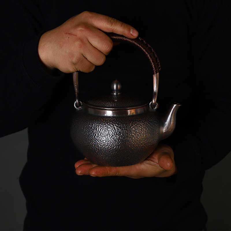 家用3l功夫.茶具仿古茶壶烧水1套装茶器泡茶加厚煮老式铜壶纯铜