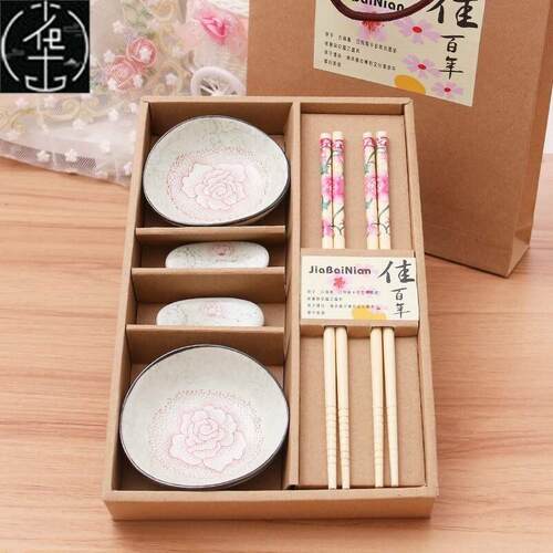 China crafts souvenir chopsticks bowl gift pack tableware