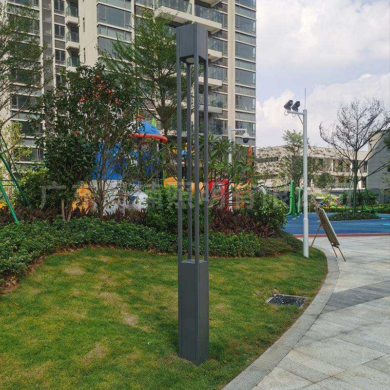 现货四立柱景观灯户外太阳能庭院灯房地产小区公园商业广场路灯