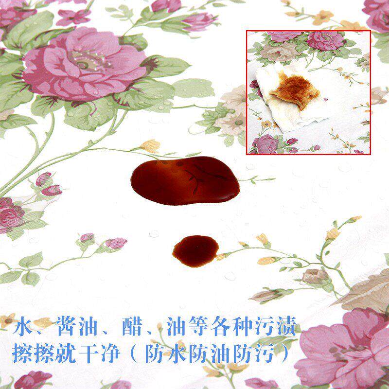 圆桌布防水防油防烫免洗加厚塑料家用酒店餐馆圆形台布大圆桌布艺