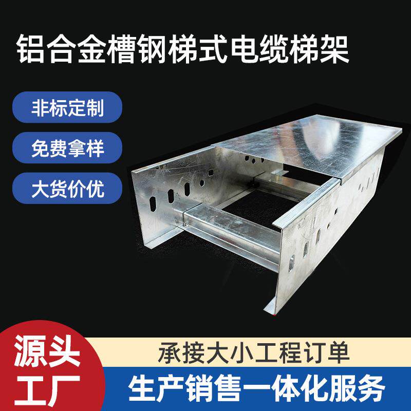 源头工厂金属桥架铝合金槽式桥架梯式电缆梯架电工电讯化工桥架