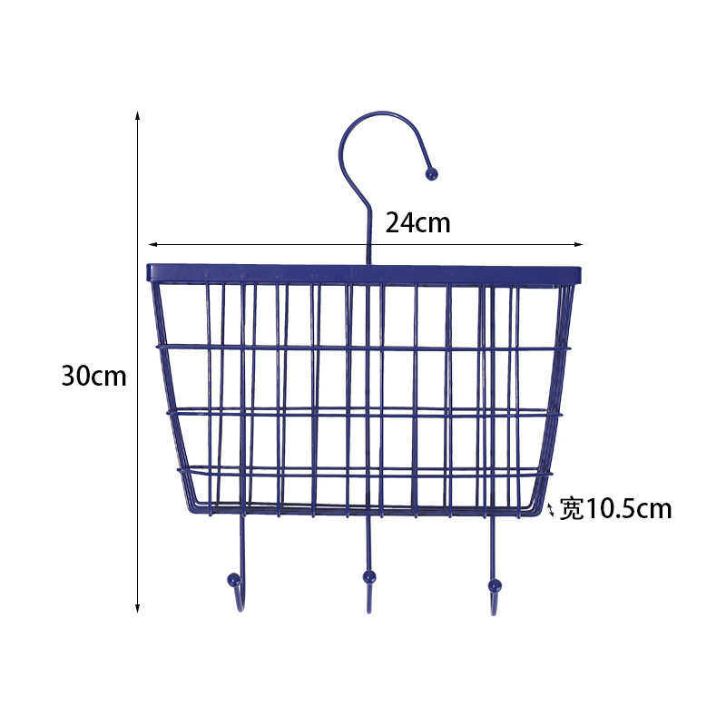 物铁架式置沥水艺厨房挂挂篮宿舍篮中号篮浴室筐收纳床头收纳
