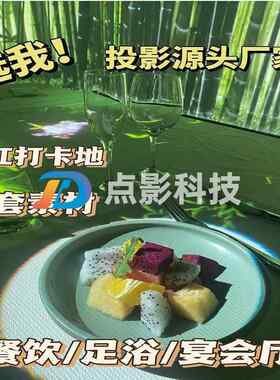 5d全息餐厅投影纯硬件融合器多通道互动体感企业展厅云端控制
