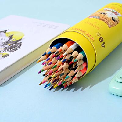 18/36/48 Pack Colored Pencils for Adult Coloring Books, Soft