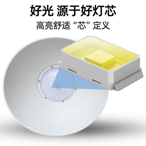 照LED工GFS矿工厂车间仓库明灯防水防灯尘防大腐三防灯功率天棚灯