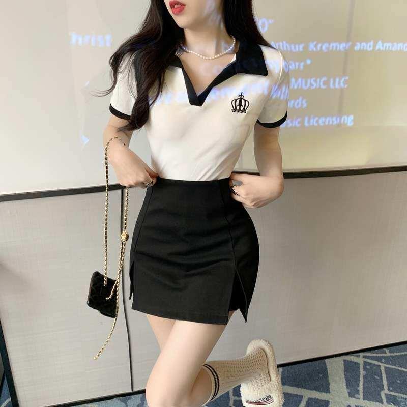 足浴技师工作服柔式性感2026新款减龄遮肚沐足前台包臀裙套装