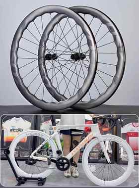 SCOM鸿基致远 轮组VOSO LITE碳纤维公路自 行 车轮组空气动力波浪纹