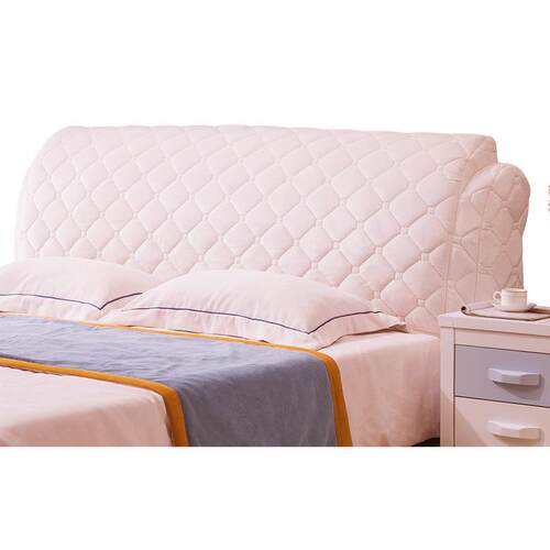 S588床头套罩夏季海绵靠垫2022新款通用弧形半圆型异型弹力欧式