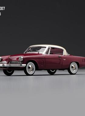 现货GFCC 1/43 合金车模 老爷车1953斯图贝克 红色车身 现货