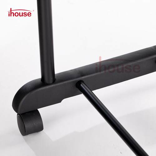 i用houe双杠锈钢升降晒衣架家挂不衣架阳台伸缩落地晾衣957199杆s