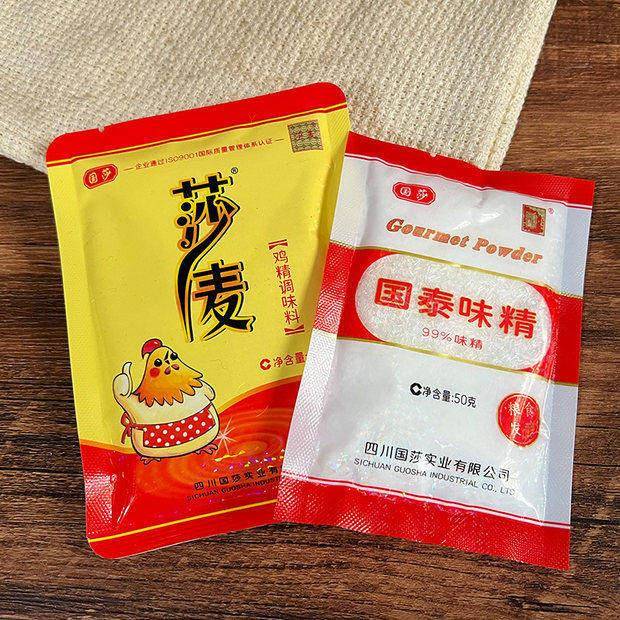 莎麦鸡精50g四川国莎鸡精味精调味料小袋调味料烧烤提鲜烹饪小袋图片