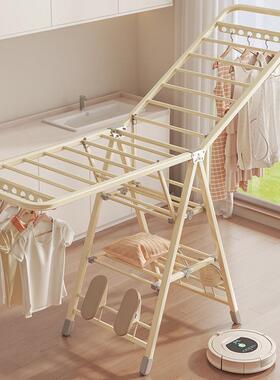 叠晾地衣落家用阳折台凉晒XFT432挂衣架室内婴儿凉架衣杆户外晒被