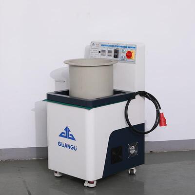 苏POV小型磁力研磨抛光机设备厂锈不钢切割产品去州毛刺清洗去设