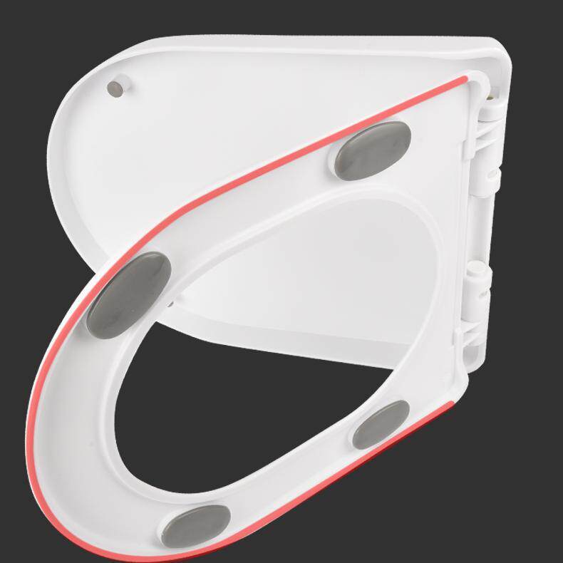 马桶盖家用通用加厚缓降坐便器盖板老式U型V型马桶圈坐便盖子配件