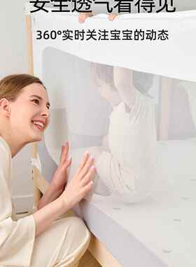 乐小七接拼床F9895THS木婴儿床儿童床榉升护栏宝宝床边加宽大人可