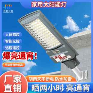 太能路灯家用人体感自应门亮口室外庭院灯全动户外led灯RJK超阳农