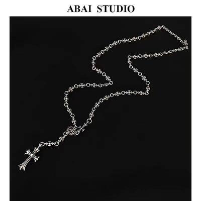 Cross necklace men cross set chain 十字架项链男十字架套链