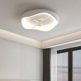 光谱高亮创意卧706室风扇灯一用体现代家智能全主房间灯具卧吸顶