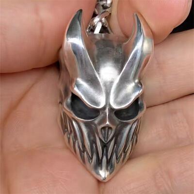 Slaughter To Prevail死核炸子鸡摇滚骷髅项链朋克个性毛衣链饰品