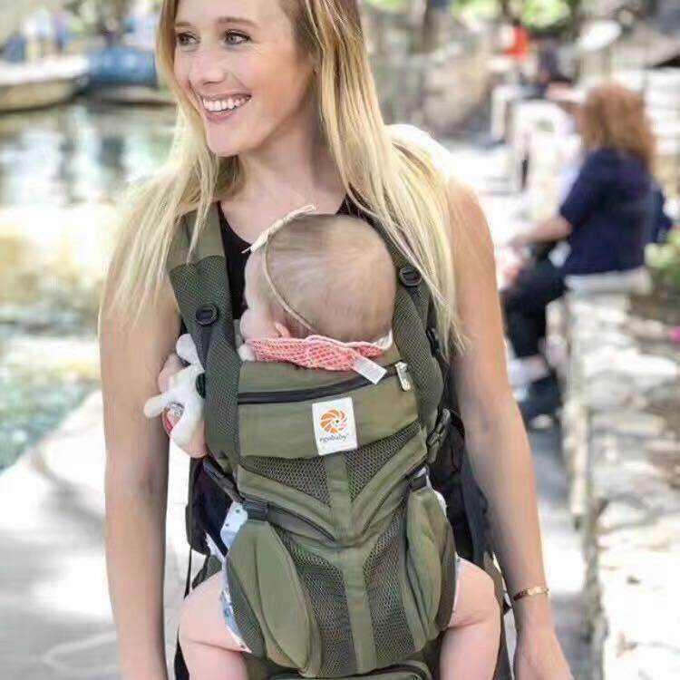 Omni 婴儿抱婴袋多功能透气breeze 腰凳可前抱式宝宝抱抱托 托坐