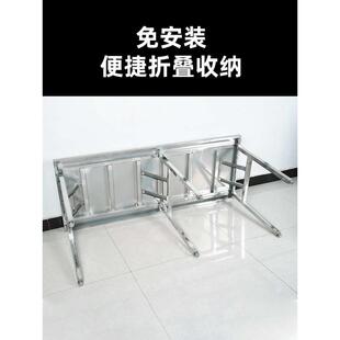 免安装 热销商用便携式 户外夜市打包摆摊桌子家用餐加厚不锈钢折叠