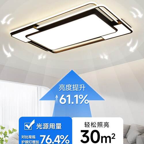 全光谱160套护眼智能客厅吸顶现代简大气约全屋装组合中山灯灯具