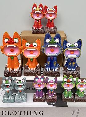 瓦喵喵大理瓦猫家居装饰桌面纯手工送礼车载摆件云南旅游伴手礼物