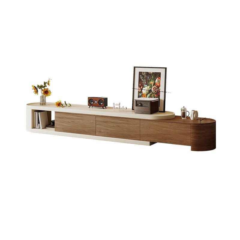 现代落地感小户型茶几伸缩高级奢套装茶几中组合古风电视柜简约轻