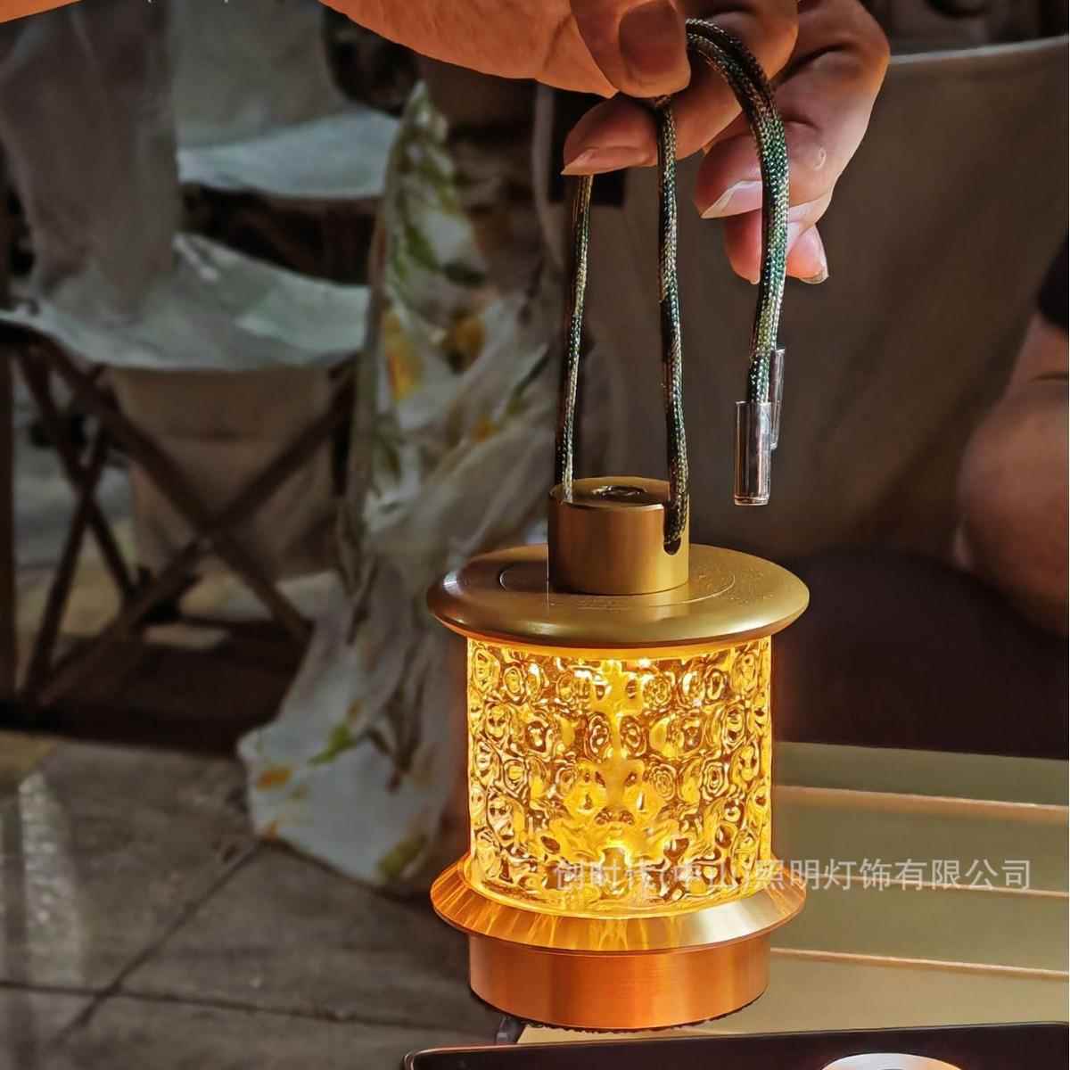 跨境新款户外露营灯usb充电台灯创意酒吧清吧氛围吧台装饰小夜灯