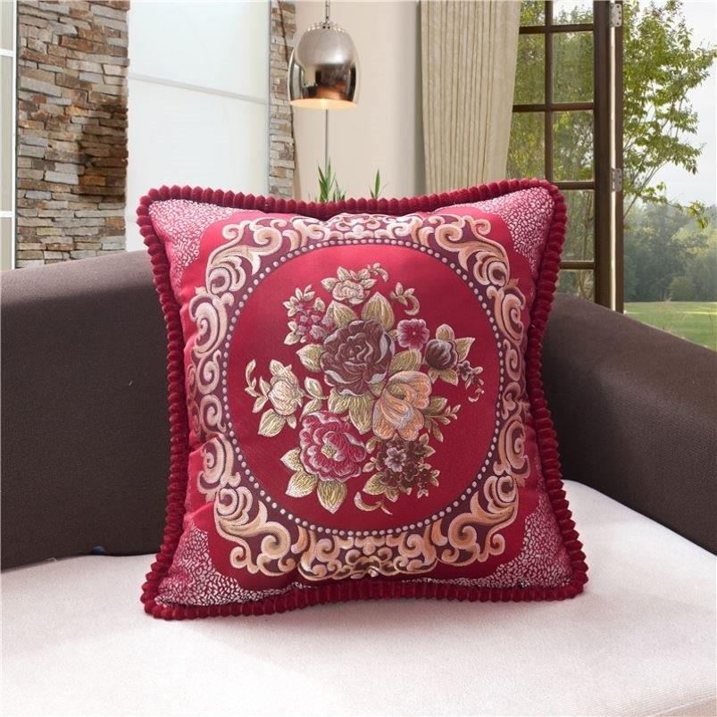 Decorative Pillows For Sofa Cushion Embroidered pillowcase图片