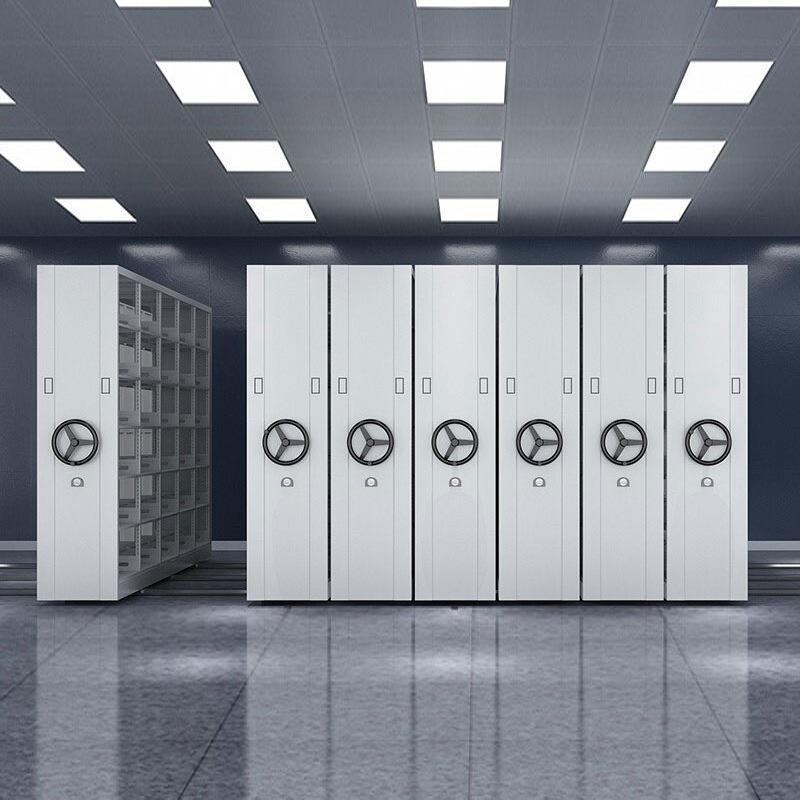 会计凭密集架移动档案手移动档柜案架摇证电动智能财振越档案务室