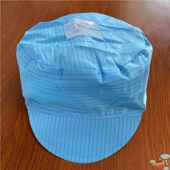 防静电小工帽防尘帽无尘帽女工帽食品厂车间劳保工作帽网帽洁净帽