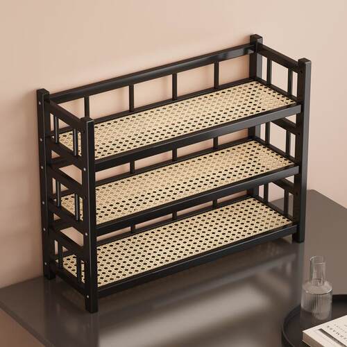 茶桌面上中式小型博古架茶杯架子收纳置物架茶室茶水柜茶壶摆放架